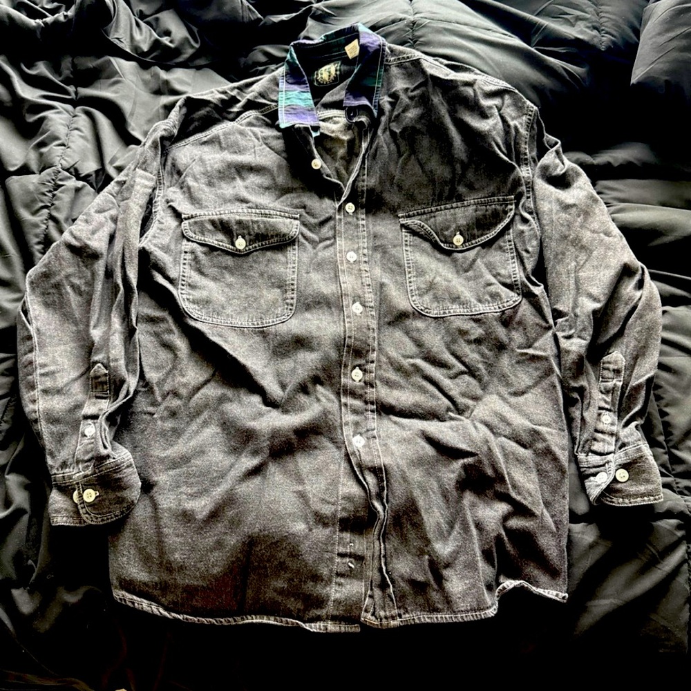 Men's Black Denim Jacket